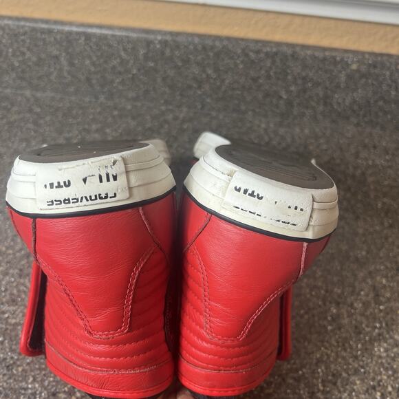 Converse All Star CT Hydro Leather High Top Red Black Mens Sz 9 Sneaker Women 11 - Picture 8 of 11